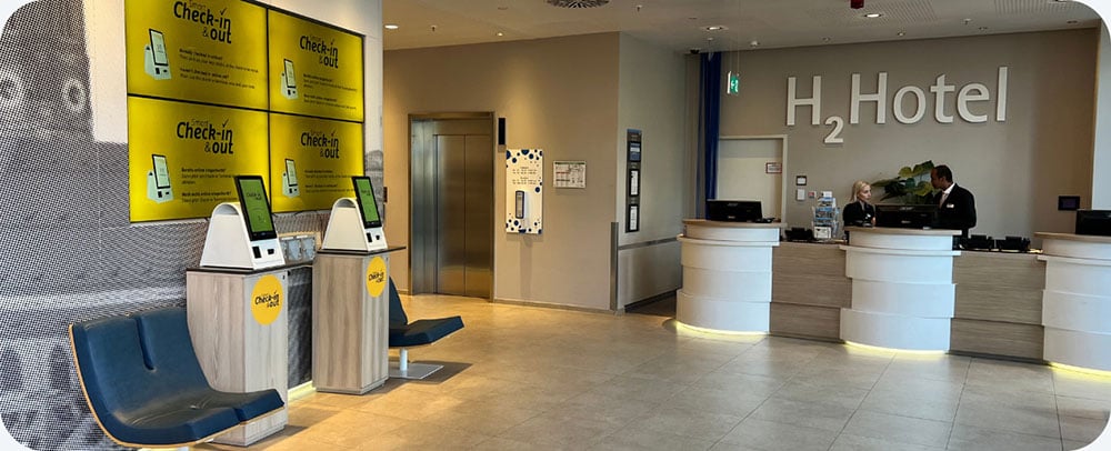 Self-service-hotel-check-in-kiosk
