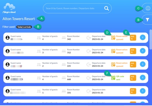 Welcomer dashboard