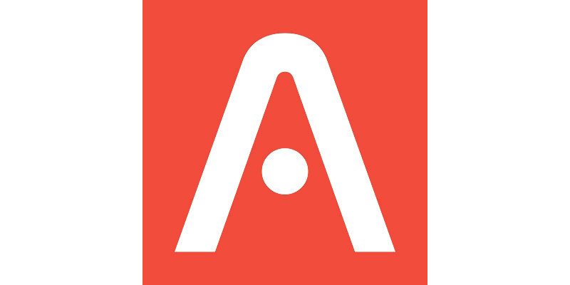 Ariane A logo red