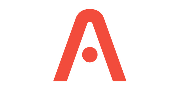 Ariane A logo white