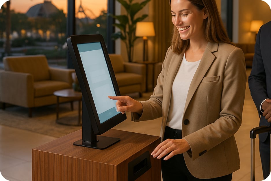 kiosk check-in for hotels